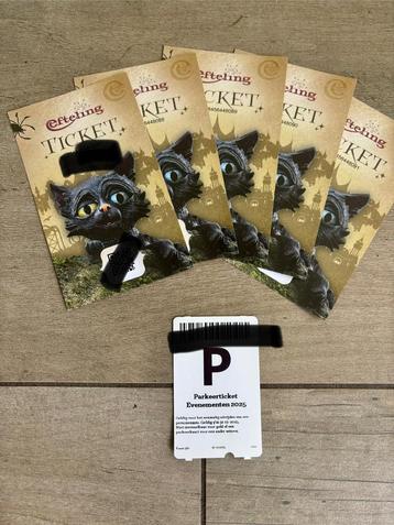 5 tickets Efteling incl. parkeerkaart beschikbaar voor biedingen