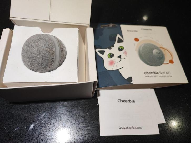 Cheerble Ball M1 for cats gray / Ball voor katten, Dieren en Toebehoren, Katten-accessoires, Gebruikt, Ophalen