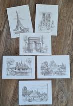 Illustraties geprint op mooi karton papier, Ophalen of Verzenden