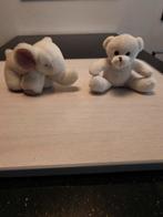 Olifant en beer knuffel, Kinderen en Baby's, Speelgoed | Knuffels en Pluche, Ophalen of Verzenden, Zo goed als nieuw