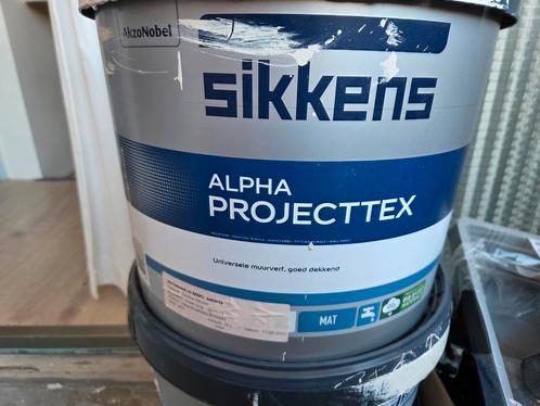 Sikkens Alpha Projecttex 17,5 liter Grijsgroen (ACC L0.04.65, Doe-het-zelf en Verbouw, Verf, Beits en Lak, Nieuw, Verf, 15 tot 20 liter