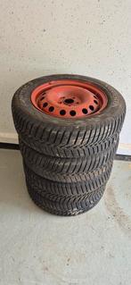 Stalen Velgen 15 inch 5x100 met Winterbanden, Ophalen