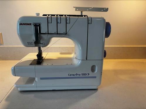 Janome CoverPro 1000CP, Hobby en Vrije tijd, Naaimachines en Toebehoren, Zo goed als nieuw, Overige merken, Ophalen of Verzenden