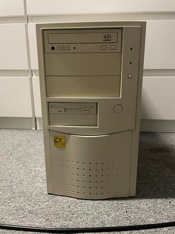 Pentium 1 PC met super socket 7 moederbord  beschikbaar voor biedingen