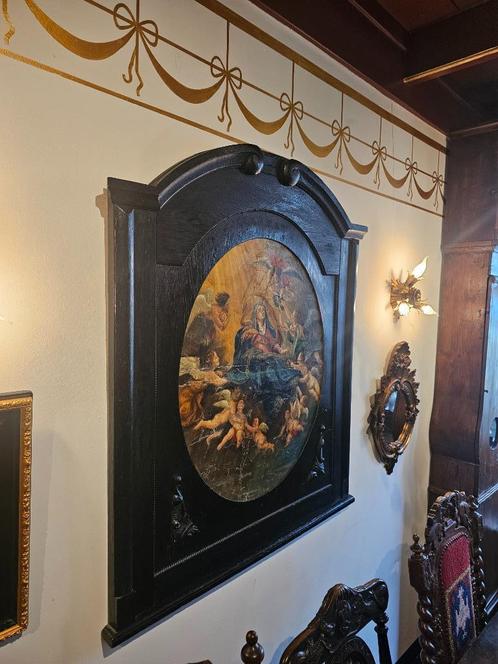 antiek schilderij op hout, Antiek en Kunst, Kunst | Schilderijen | Klassiek, Ophalen