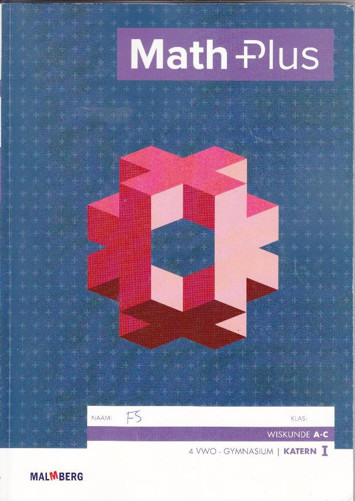 Wisk math plus VWO/Gymn 4AC, Boeken, Schoolboeken, Ophalen of Verzenden, Zo goed als nieuw, VWO