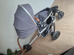Joolz kinderwagen grijs met alle toebehoren!, Kinderen en Baby's, Kinderwagens en Combinaties, Gebruikt, Verstelbare duwstang