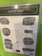 Lucky You Stempelset Stampin Up, Ophalen of Verzenden, Zo goed als nieuw, Overige typen