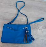Jaren 80 stijl, blauwe crossbody handtas, Ophalen of Verzenden, Zo goed als nieuw, Blauw