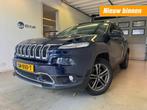 Jeep CHEROKEE 2.0 Limited 4WD LEER PANO ACC ECC LANEASSIST V, Auto's, Jeep, Automaat, 450 kg, 4 cilinders, Blauw