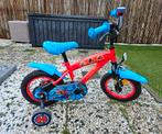 Spiderman Kinderfiets 12 inch met Zijwieltjes, Fietsen en Brommers, Ophalen