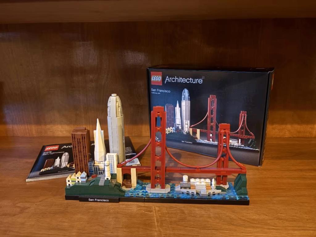 Lego Architecture San Fransico, Kinderen en Baby's, Speelgoed | Duplo en Lego, Ophalen of Verzenden, Zo goed als nieuw, Complete set