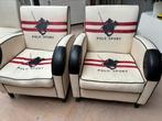 2 leuke polo sport stoelen, Huis en Inrichting, 75 tot 100 cm, Gebruikt, Stof, Ophalen of Verzenden