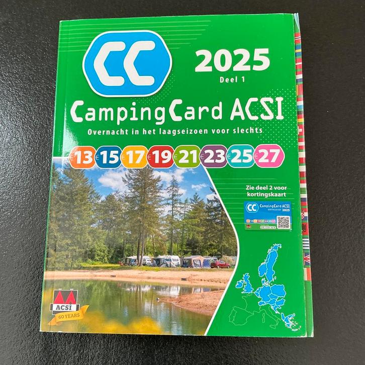 ACSI Campinggids Benelux 2025, Boeken, Reisgidsen, Nieuw, Campinggids, Benelux, Overige merken, Ophalen of Verzenden