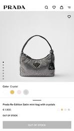 Prada crystal tas, Verzenden, Nieuw, Zwart, Handtas