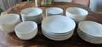 Wit Servies - Borden, Kommen en Schalen, Ophalen, Gebruikt, Keramiek, Bord(en)