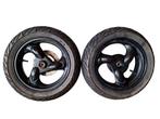 Bandenset velgenset 12 inch origineel Kymco Agility, Fietsen en Brommers, Brommeronderdelen | Scooters, Ophalen of Verzenden, Gebruikt