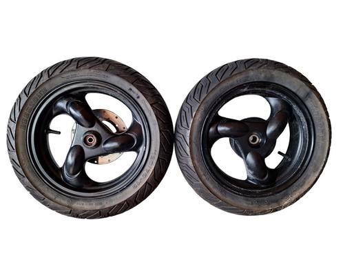 Bandenset velgenset 12 inch origineel Kymco Agility, Fietsen en Brommers, Brommeronderdelen | Scooters, Gebruikt, Ophalen of Verzenden