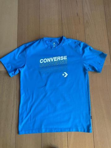 Converse T-shirt blauw maat M beschikbaar voor biedingen