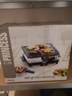 Princess party 4 stone & raclette set, Witgoed en Apparatuur, Gourmetstellen, Ophalen of Verzenden, Zo goed als nieuw