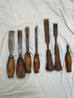 Oude beitels en gutsen - Diverse merken, Ophalen of Verzenden