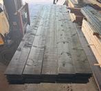 Zweeds rabat antraciet vuren 14/28x195mm, Ophalen, Nieuw, 250 cm of meer, Planken