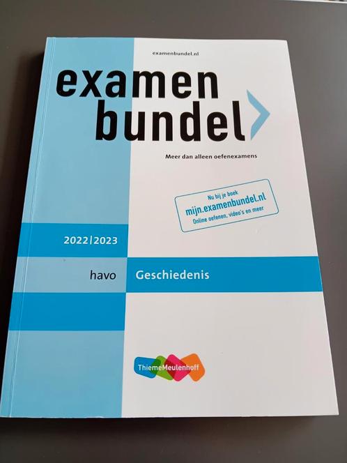 Examenbundel Havo Geschiedenis 2022/2023, Boeken, Schoolboeken, Zo goed als nieuw, Geschiedenis, HAVO, Ophalen of Verzenden