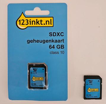 2x SDXC geheugenkaart 64GB beschikbaar voor biedingen