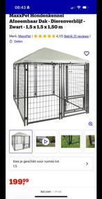 Maxxpet hondenkennel met afneembaar dak 1,5x1,5x1,5 M, Dieren en Toebehoren, Ophalen, Zo goed als nieuw