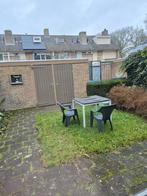 Tuintafel + 2 stoelen (gratis af te halen), Tuin en Terras, Ophalen, Gebruikt, Vierkant, Kunststof