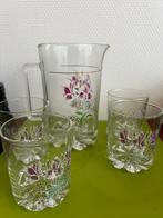 Vintage Devalbor Barware Set - Iris Design, Glas of Glazen, Gebruikt, Ophalen of Verzenden, Glas