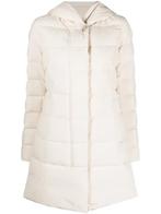 WOOLRICH halflange donsjas creme maat S, Kleding | Dames, Jassen | Winter, Beige, Ophalen of Verzenden, Zo goed als nieuw, Woolrich