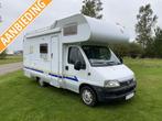Bürstner A 6 gordelplaatsen!, Caravans en Kamperen, Campers, Standaard zit, Bedrijf, Luifel, Bürstner