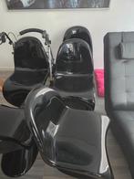 Te koop eetkamerstoelen model Verner Panton, Huis en Inrichting, Stoelen, Ophalen, Kunststof, Gebruikt, Zwart