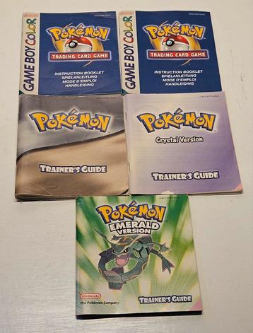 Nintendo Gameboy Pokémon Trainer's Guide boekjes beschikbaar voor biedingen