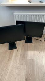 2 hp beeldschermen. 23 inch, Computers en Software, Monitoren, Ophalen, Zo goed als nieuw, 60 Hz of minder, Draaibaar