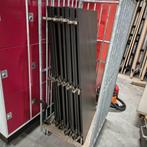 NETTE zwart gespoten houten kastdeuren incl scharnier 130x60