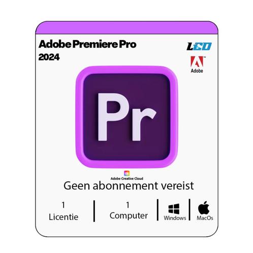 Adobe Primaire Pro 2024 Origineel | NL | Direct Geleverd, Computers en Software, Ontwerp- en Bewerkingssoftware, Nieuw, MacOS
