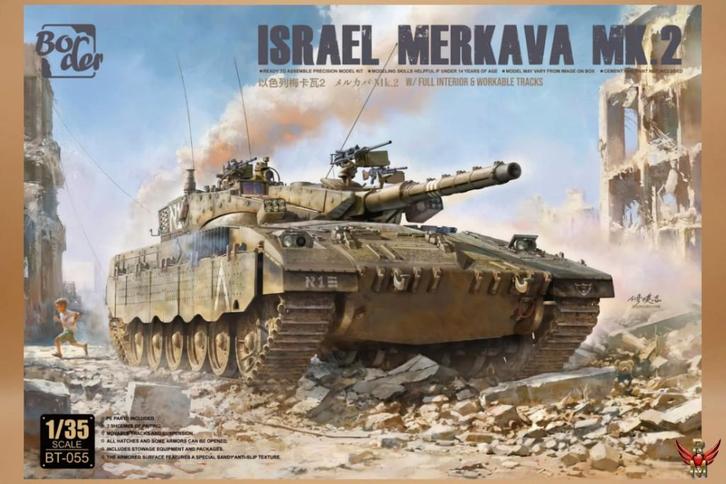ROWASP | Border Model 1/35 Israel Merkava Mk 2, Hobby en Vrije tijd, Modelbouw | Auto's en Voertuigen, Nieuw, Tank, 1:32 tot 1:50