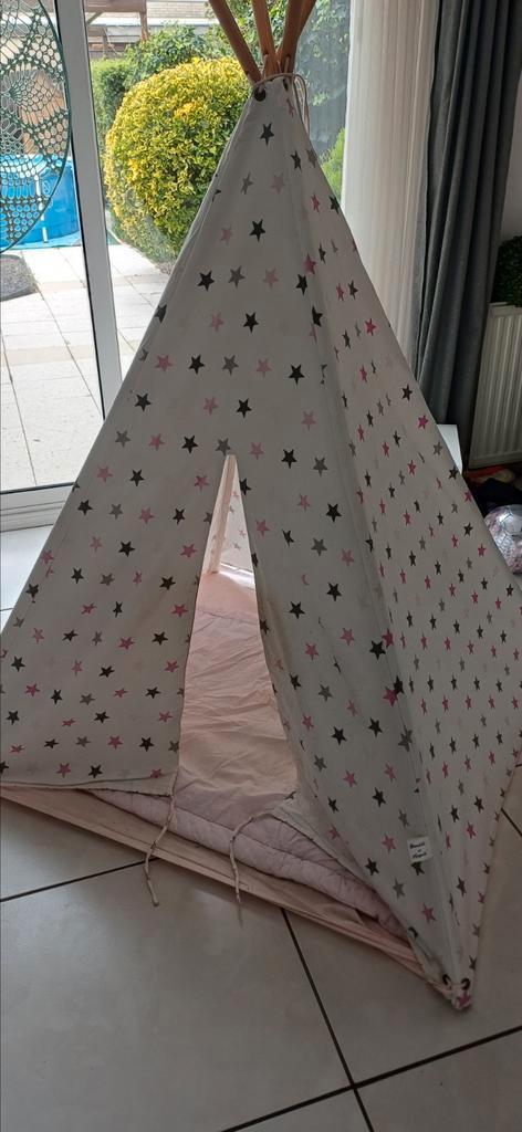 Tipi speeltent, bandits and angels. Roze, Kinderen en Baby's, Speelgoed | Overig, Gebruikt, Meisje, Ophalen