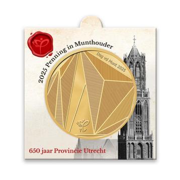  Dag van de Munt 650 jaar Utrecht penning in munthouder beschikbaar voor biedingen