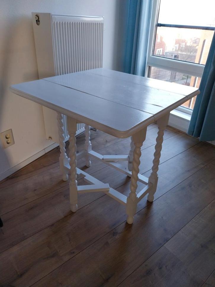Inklapbare tafel, Huis en Inrichting, Tafels | Eettafels, Gebruikt, 50 tot 100 cm, 50 tot 100 cm, Rechthoekig, Ophalen