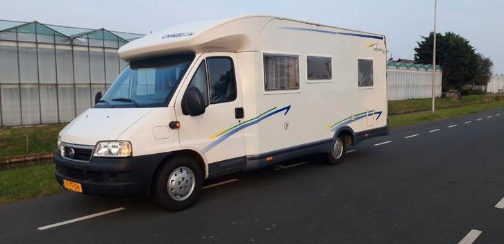 camper, Caravans en Kamperen, Campers, Particulier, tot en met 4, Half-integraal, Chausson, Fiat, Diesel, Handgeschakeld, Halve Treinzit
