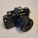 Nikon Em analoge camera met Nikon 50mm, 28mm en 100mm lens, Spiegelreflex, Ophalen of Verzenden, Zo goed als nieuw, Nikon