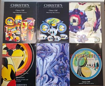 Christie’s South Kensington 6 catalogussen van Clarice Cliff beschikbaar voor biedingen