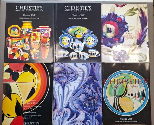Christie’s South Kensington 6 catalogussen van Clarice Cliff, Boeken, Kunst en Cultuur | Beeldend, Gelezen, Beeldhouwkunst, Ophalen of Verzenden