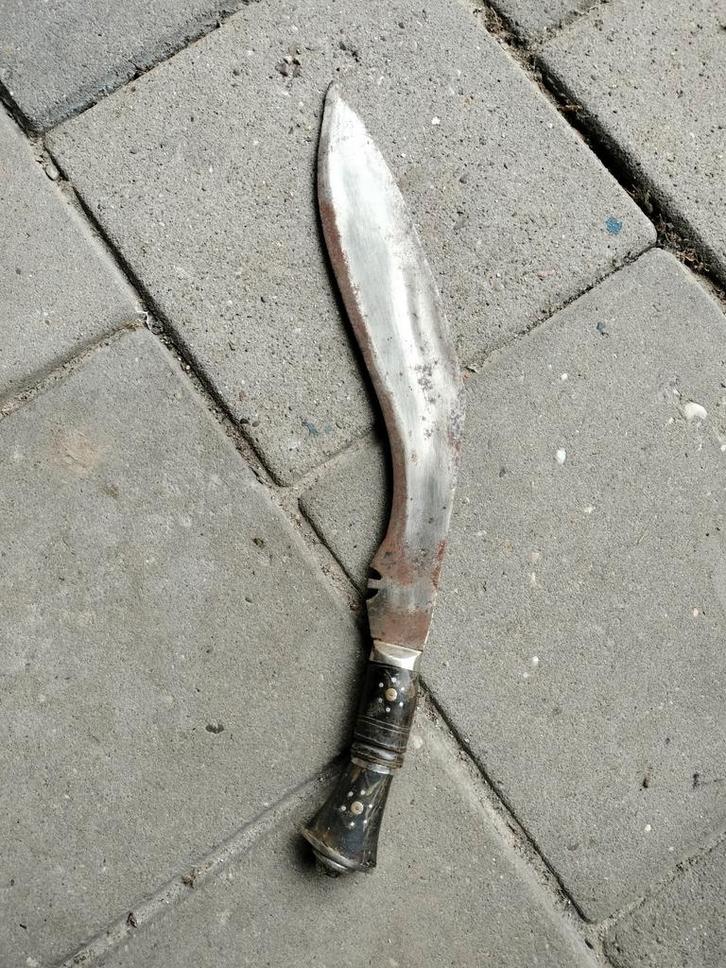Vintage Kukri Mes, Nepalees mes, Antiek en Kunst, Antiek | Gereedschap en Instrumenten, Ophalen of Verzenden