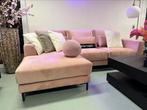Luxe Velvet Loungebank Anna 170x260cm Roze NIEUW Quartz700, Huis en Inrichting, Banken | Bankstellen, Nieuw, Hout, 150 cm of meer