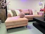 Luxe Velvet Loungebank Anna 170x260cm Roze NIEUW Quartz700, Huis en Inrichting, Nieuw, Hout, 150 cm of meer, 250 tot 300 cm