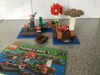 Lego minecraft 21129, Ophalen of Verzenden, Gebruikt, Complete set, Lego